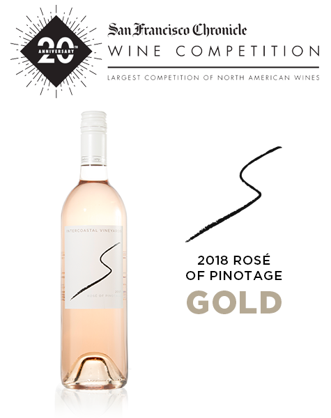 2018 Intercoastal Rosé of Pinotage gets Gold at SF Chronicle Wine Competition