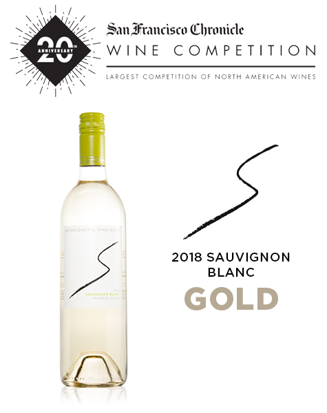 2018 Intercoastal Sauvignon Blanc gets Gold at SF Chronicle Wine Competition